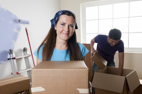 Packing and preparing office furniture for relocation in Kingston