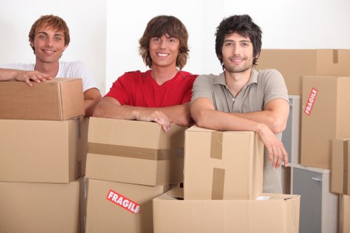 Packing and handling office furniture during a Kingston relocation