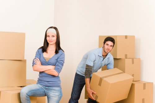 Furniture and office items prepared for relocation in Kingston