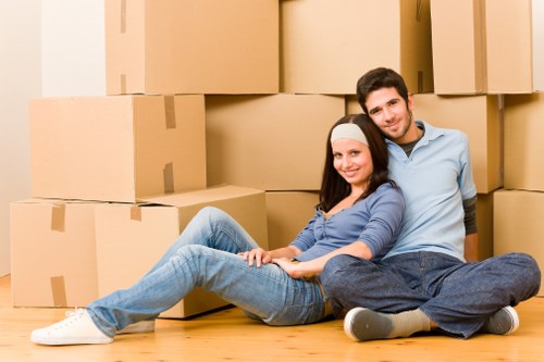Movers using protective handling methods during loading operations