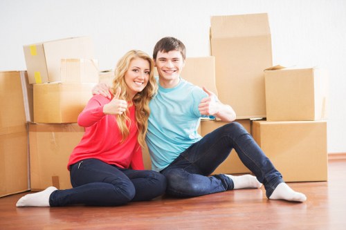 Removal team handling a townhouse or apartment move in Kingston