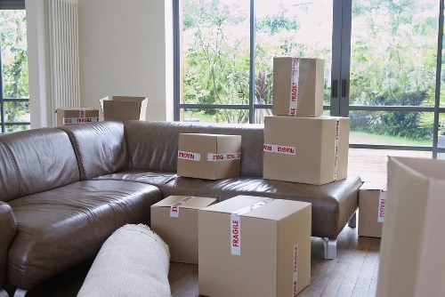 Family home move preparation in Kingston with labelled boxes
