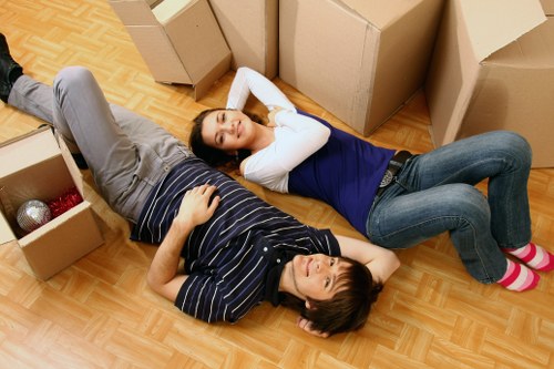 Careful wrapping and boxing of fragile belongings